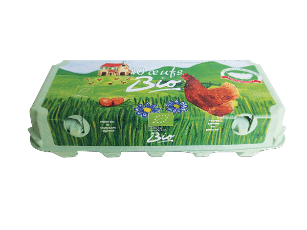 Boîte de 8 oeufs Bio Boîte de 8 oeufs Bio
