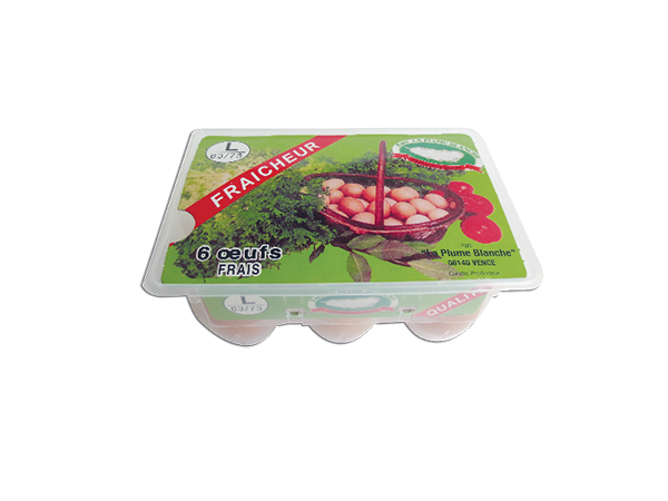 Boîte de 6 oeufs standard Boîte de 6 oeufs standard